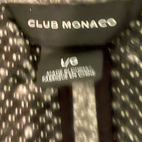 Club Monaco women’s light jacket. Size L. Hits below hip. Worn once, like new. - Picture 6 of 6